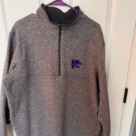 1/2 zip Kansas state pullover - Picture 2 of 2